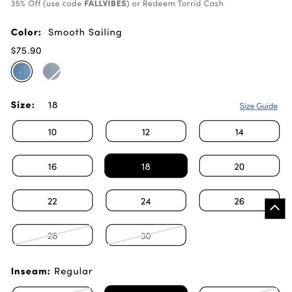 NWT Size 18 Torrid Flare Jeans - Picture 2 of 7